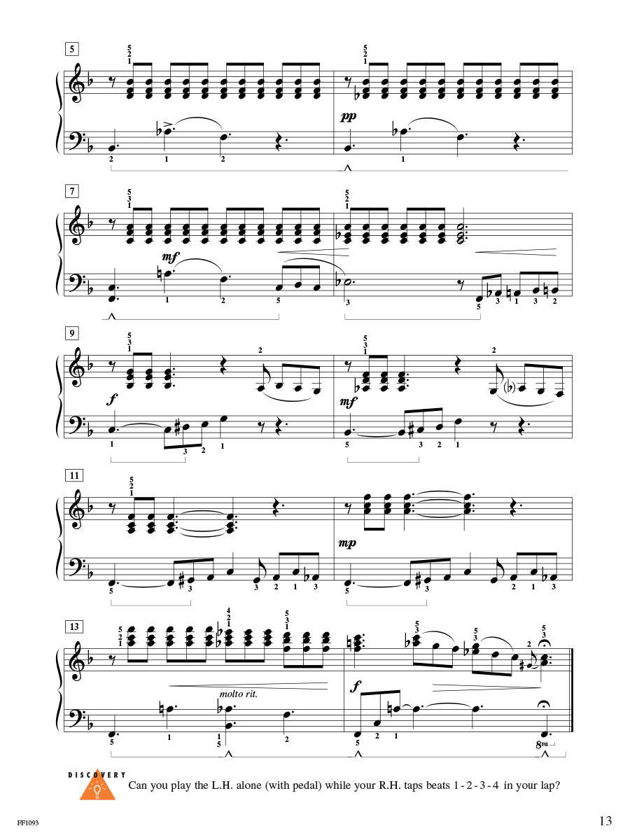 Faber Piano Adventures Level 5 Lesson Book noty pro klavír