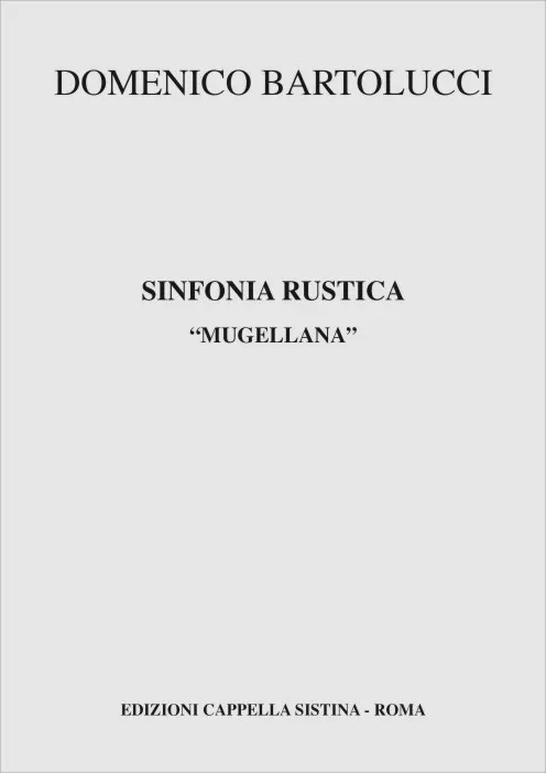 Armelin Musica Sinfonia Rustica Mugellana noty partitura