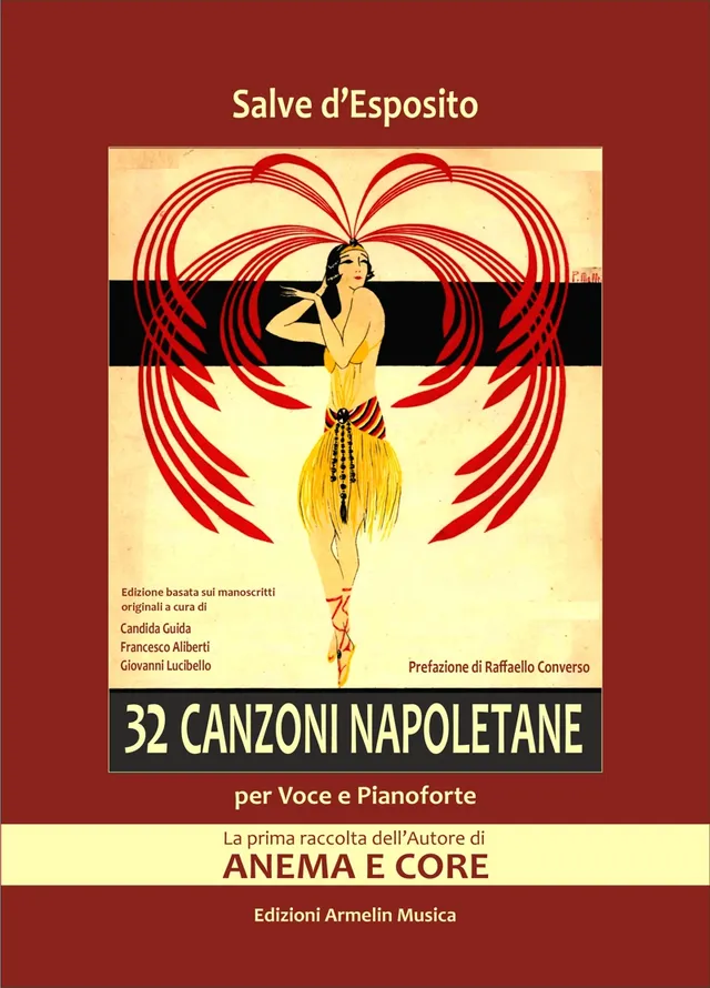 Armelin Musica 32 canzoni napoletane noty neapolské písně