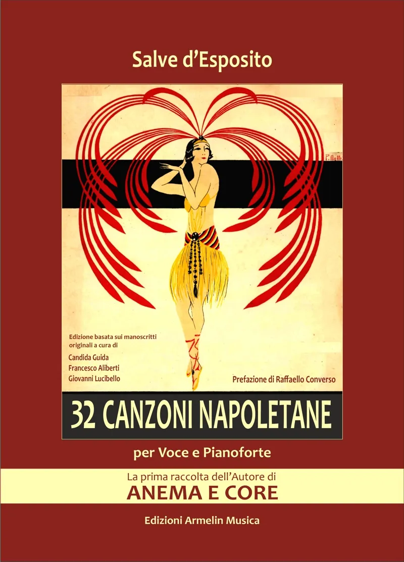 Armelin Musica 32 canzoni napoletane noty neapolské písně