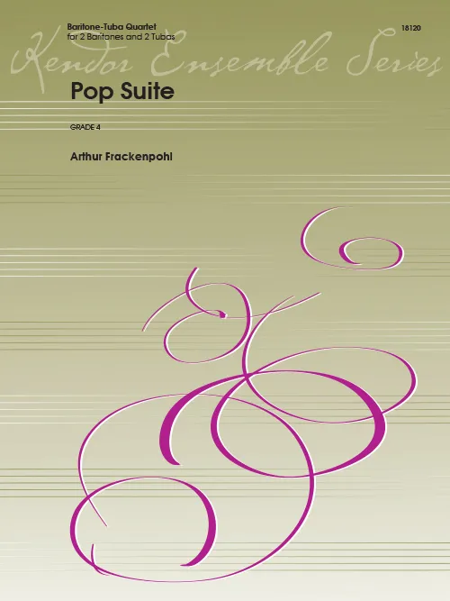Kendor Music Pop Suite noty pro baryton tuba kvartet