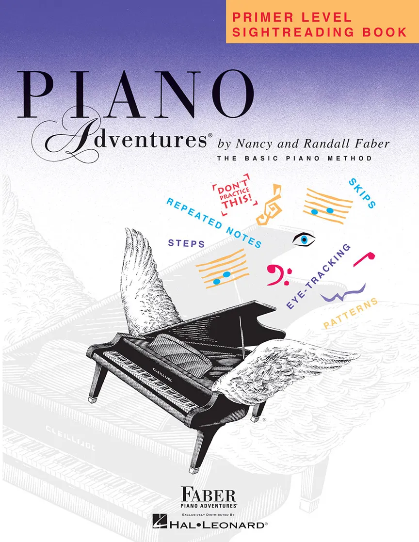 Faber Piano Adventures Primer Level noty sightreading pro klavír