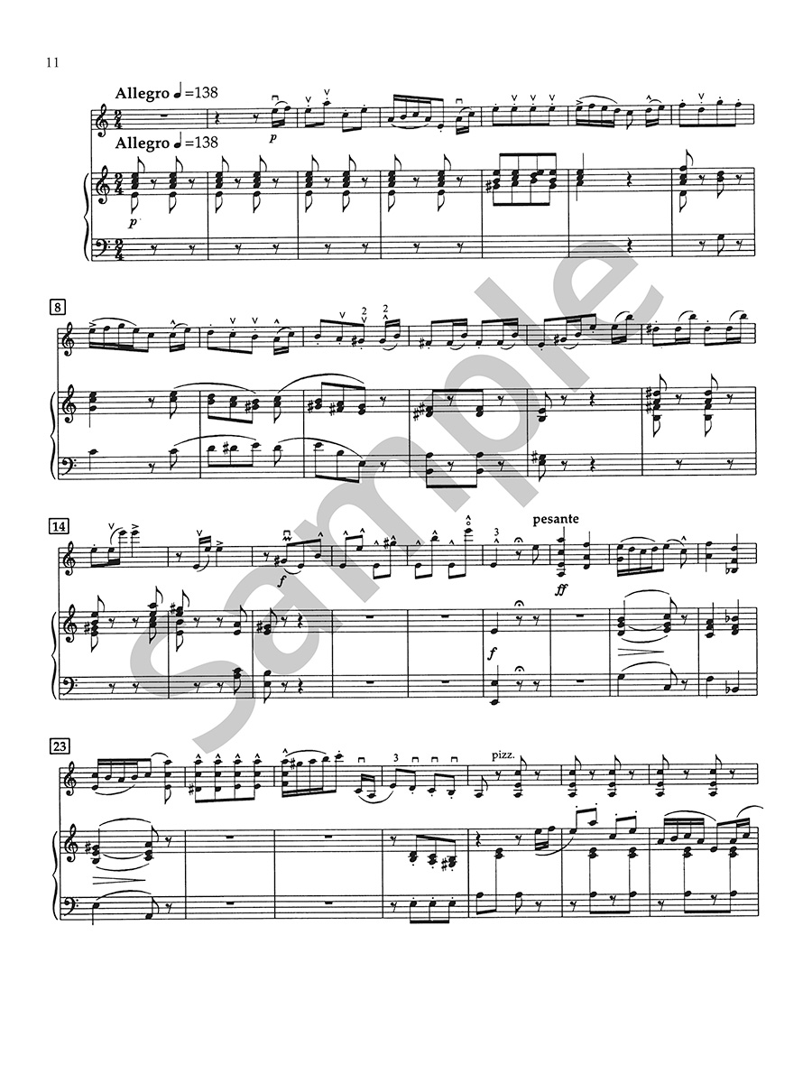 Hildegard Publishing Company Sonatine Viardot noty pro housle a klavír