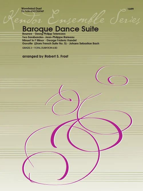 Kendor Music Baroque Dance Suite noty flétna klarinet