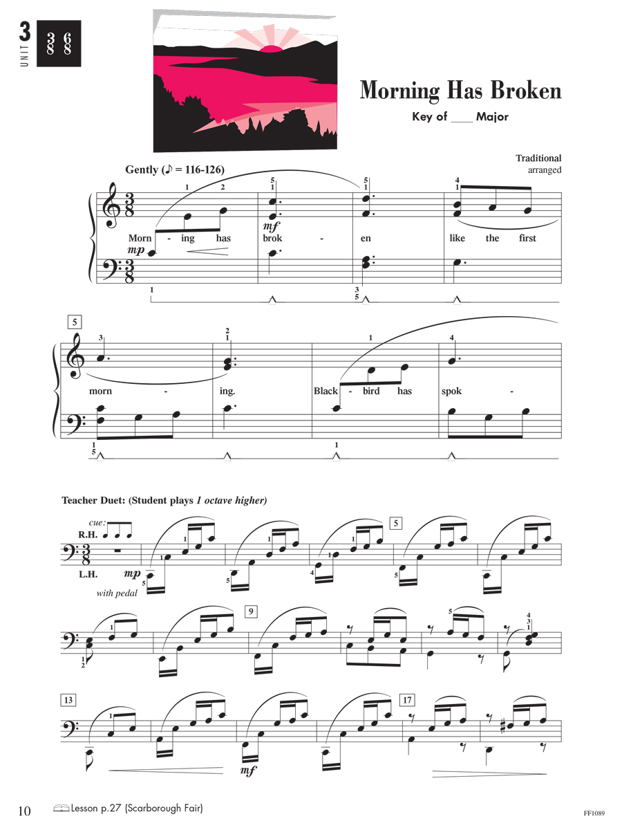 Piano Adventures 3A Performance Book noty 2. vydání