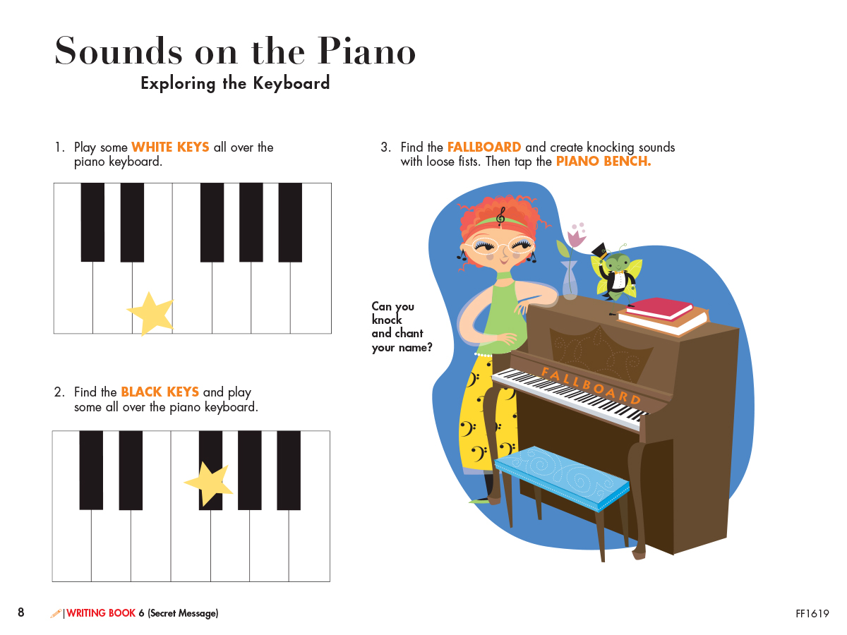 Faber Piano Adventures My First Piano Adventure Lesson Book A učebnice