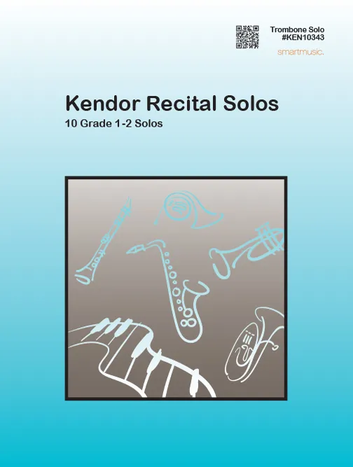 Kendor Recital Solos sborník not pro pozoun s klavírem 10 skladeb