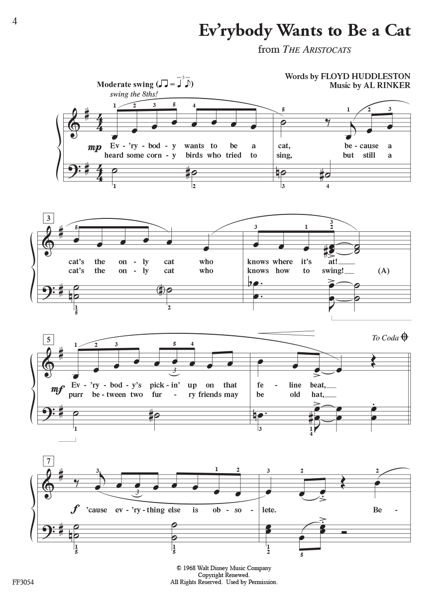 FunTime Piano Disney noty na klavír 3A-3B