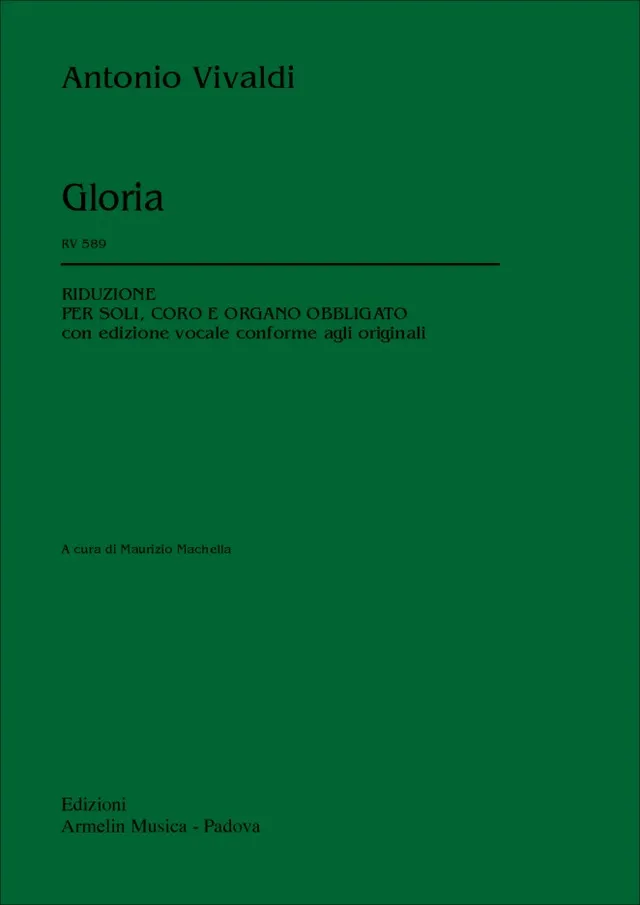 Armelin Musica Gloria RV 589 noty pro sbor
