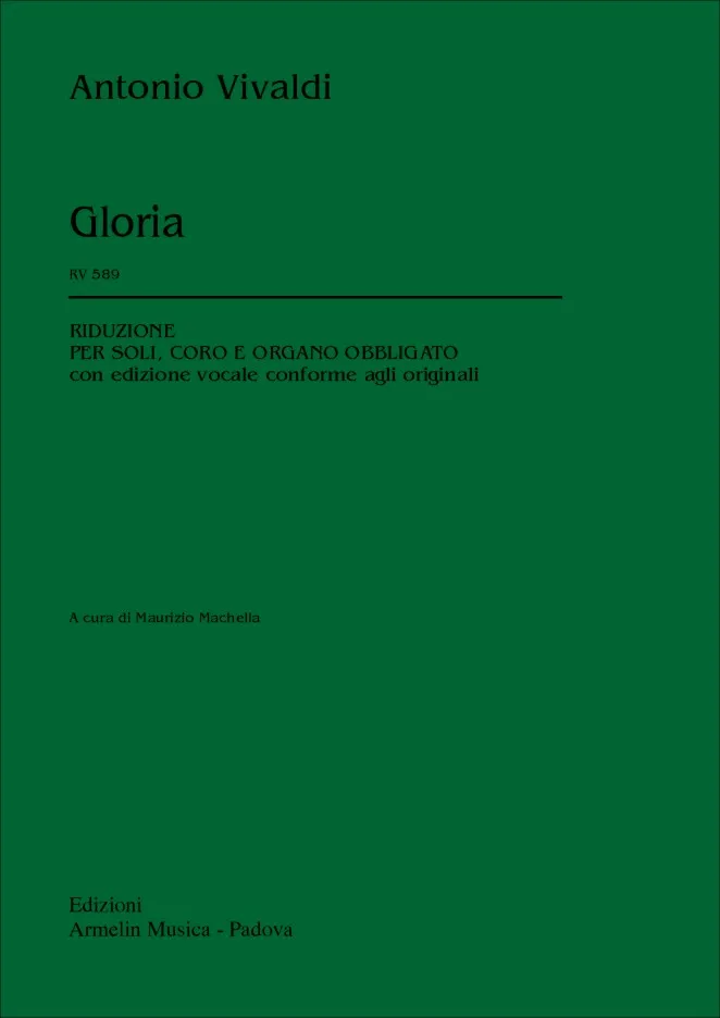 Armelin Musica Gloria RV 589 noty pro sbor