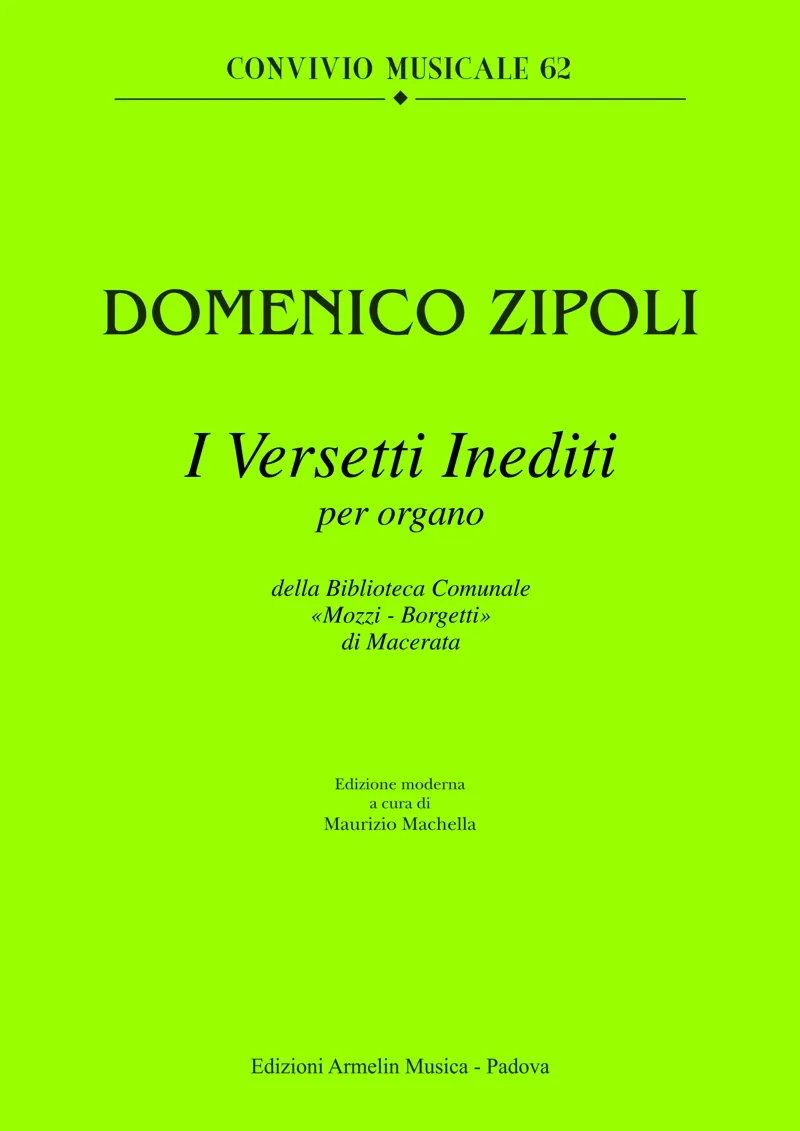 Armelin Musica Versetti inediti per organo di Macerata noty