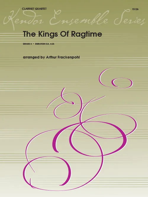 Kendor Music The Kings Of Ragtime noty klarinet kvartet