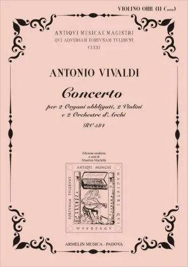 Armelin Musica Concerto RV 584 noty pro varhany