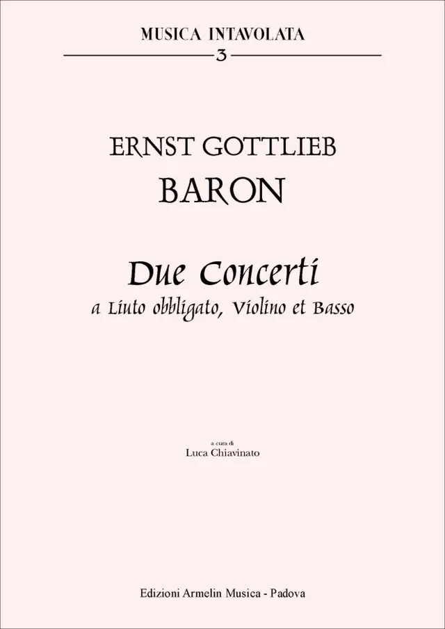 Armelin Musica 2 Concerti pe Liuto Violino e Basso noty