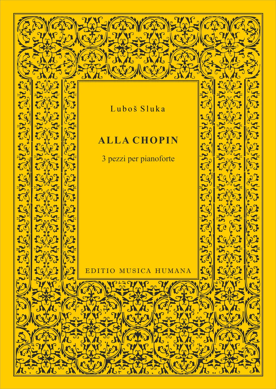 Editio Musica Humana Alla Chopin noty pro klavír 14 stran