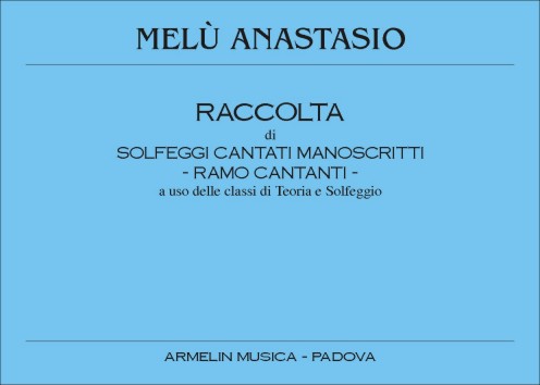 Armelin Musica Raccolta di solfeggi cantati zpěvník