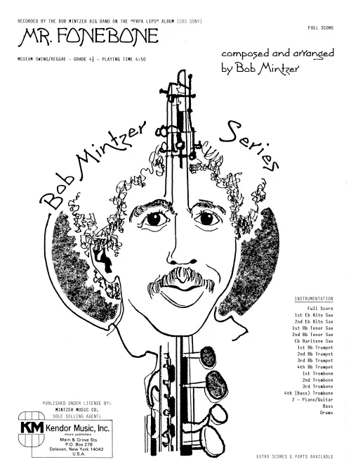 Kendor Music Mr. Fonebone partitura big band 4:50