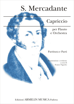 Armelin Musica Capriccio noty pro flétnu a orchestr