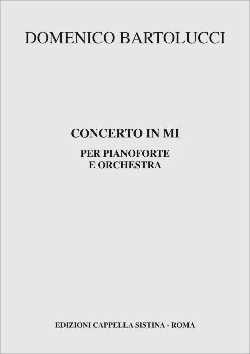 Armelin Musica Concerto in Mi noty pro klavír a orchestr