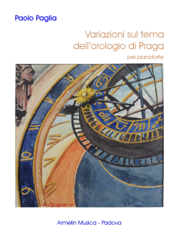 Armelin Musica Variazioni orologio di Praga noty tisk
