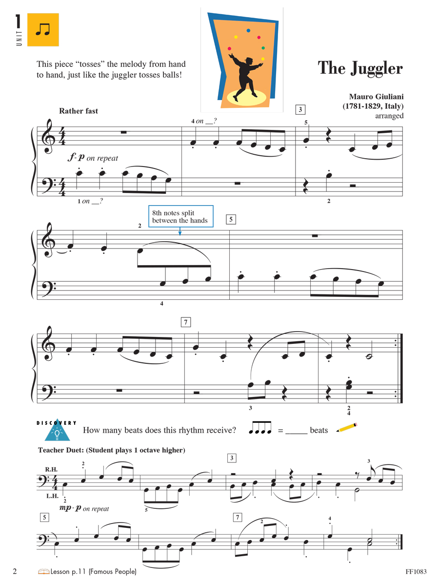 Faber Piano Adventures Level 2A Performance Book noty 2. vydání