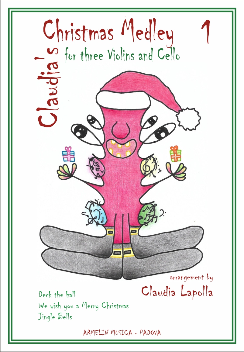 Armelin Musica Claudia’s Christmas Medley 1 noty 3 housle cello