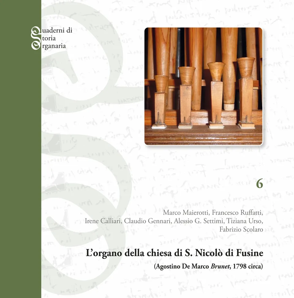 Armelin Musica L’organo della chiesa di S. Nicolò di Fusine noty pro varhany