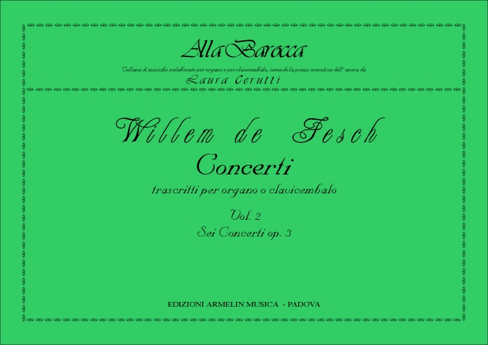 Armelin Musica 6 concerti op. 3 noty partitura