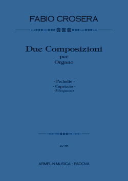 Armelin Musica Due Composizioni per Organo noty pro varhany