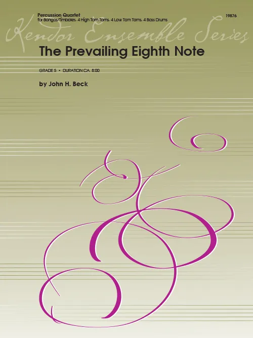 Kendor Music The Prevailing Eighth Note noty pro bicí kvartet
