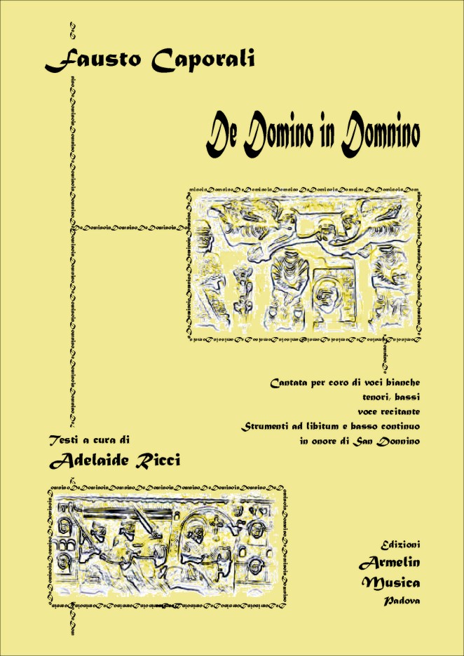 Armelin Musica Cantata De Domine in Domnino noty pro sbor