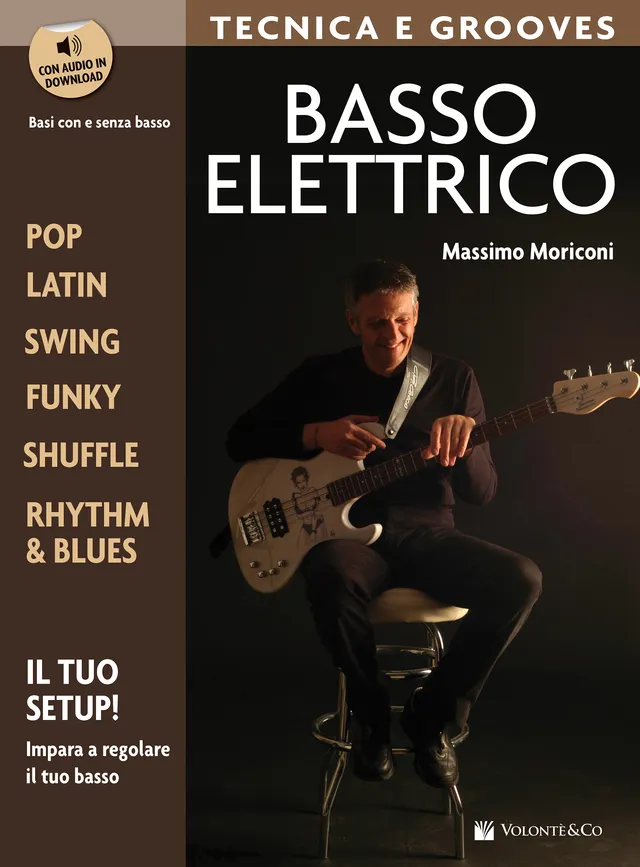 Volonte & Co Basso Elettrico Tecnica e Grooves noty pro baskytaru s audio
