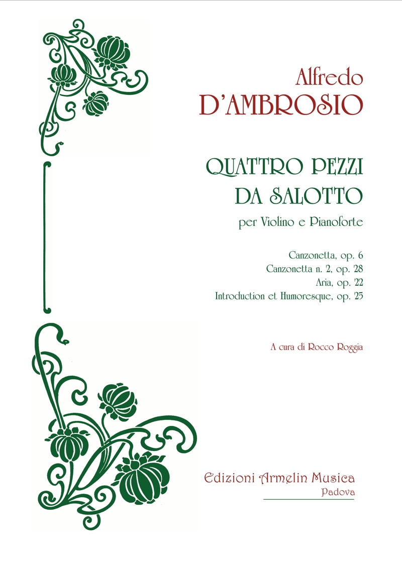 Armelin Musica Quattro pezzi da Salotto noty housle