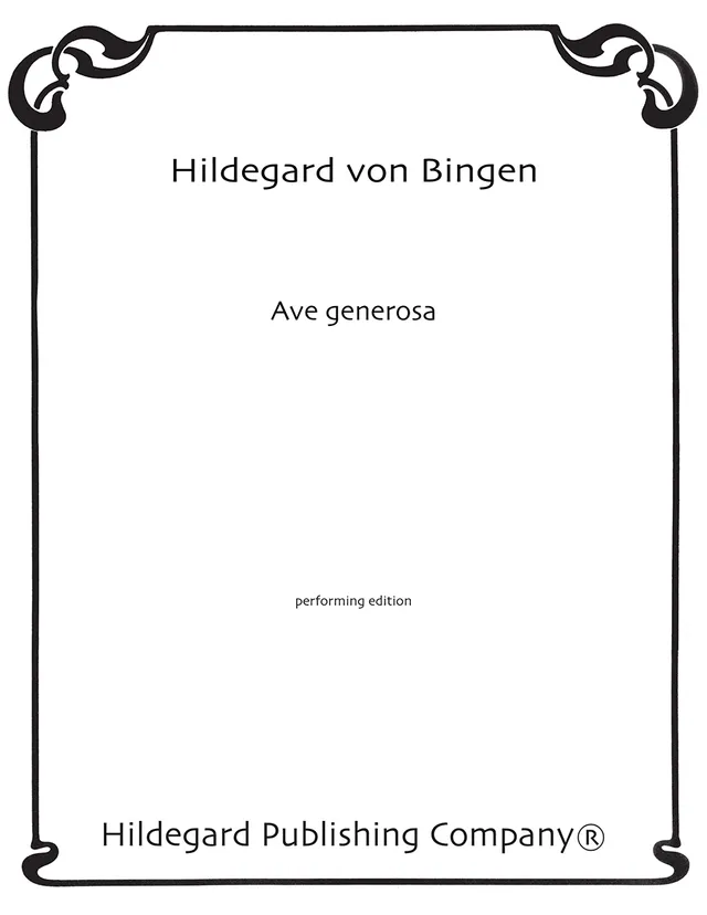 Hildegard Publishing Ave Generosa noty pro sbor 10 ks