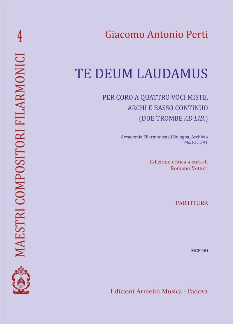Armelin Musica Te Deum laudamus noty pro sbor