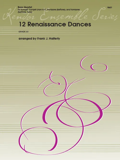 Kendor 12 Renaissance Dances noty žesťové kvarteto