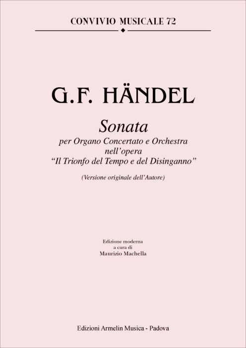 Armelin Musica Sonata per organo concertato e orchestra noty