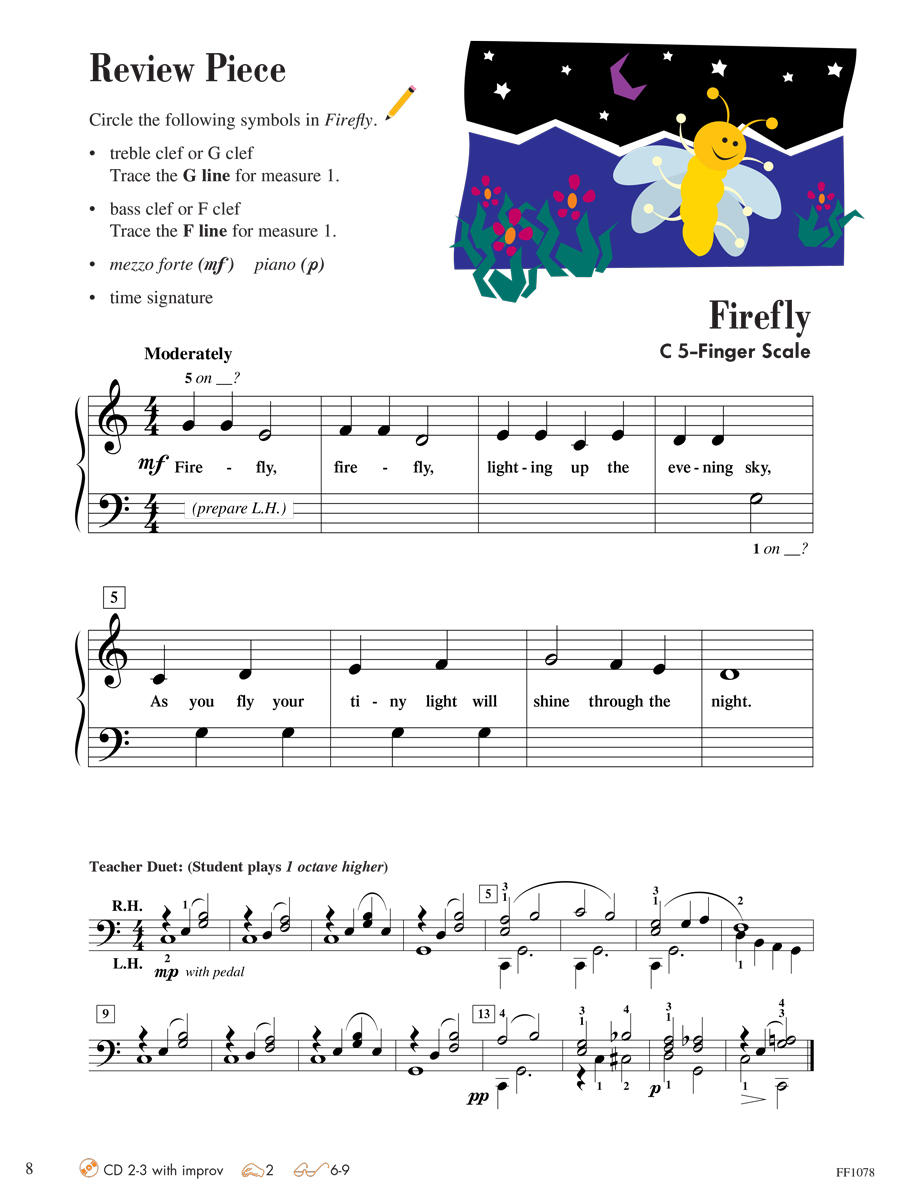 Faber Piano Adventures Level 1 Lesson Book noty 2nd Edition