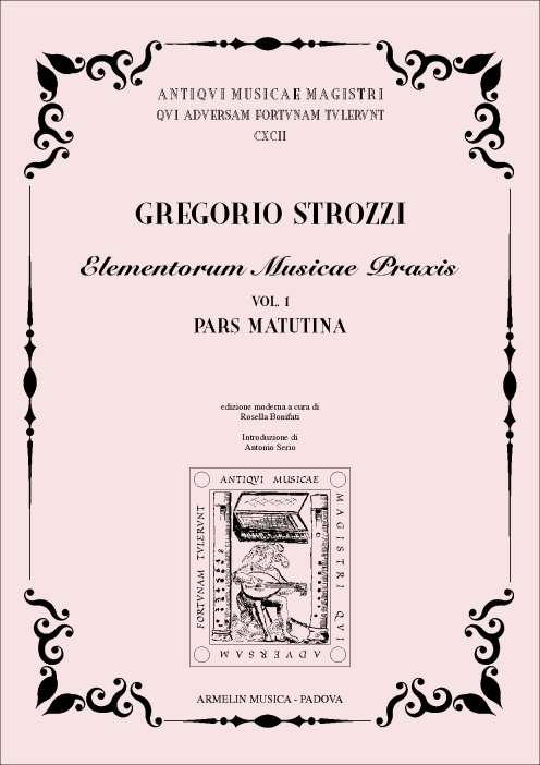 Armelin Musica Elementorum Musicae Praxis vol. 1 noty