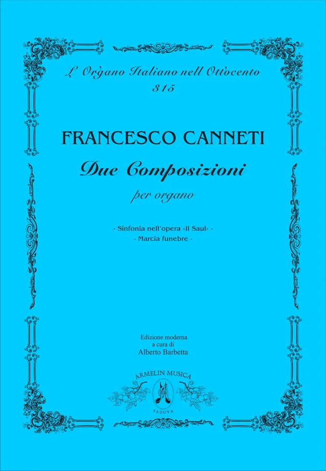 Armelin Musica Due Composizioni per Organo noty pro varhany 2 skladby