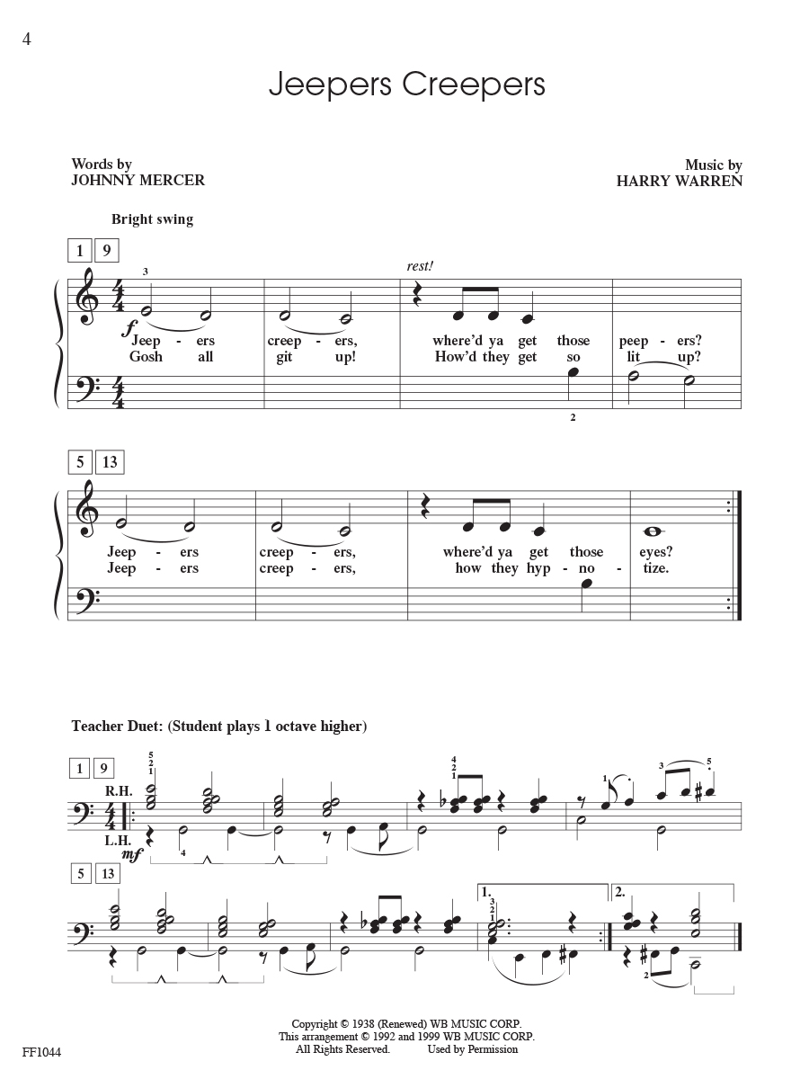 Faber Piano Adventures PlayTime Piano Jazz & Blues noty Level 1