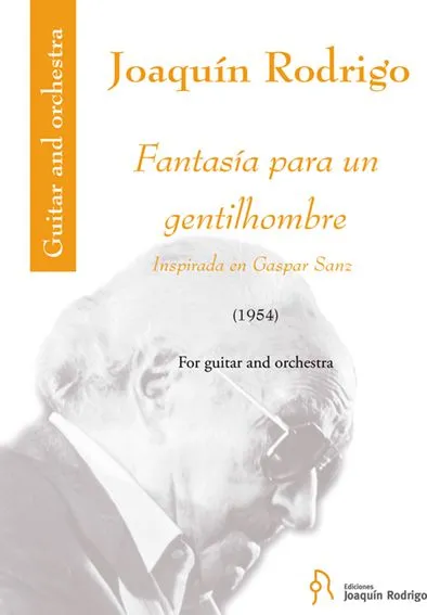 Ediciones Joaquín Rodrigo Fantasía gentilhombre noty kytara