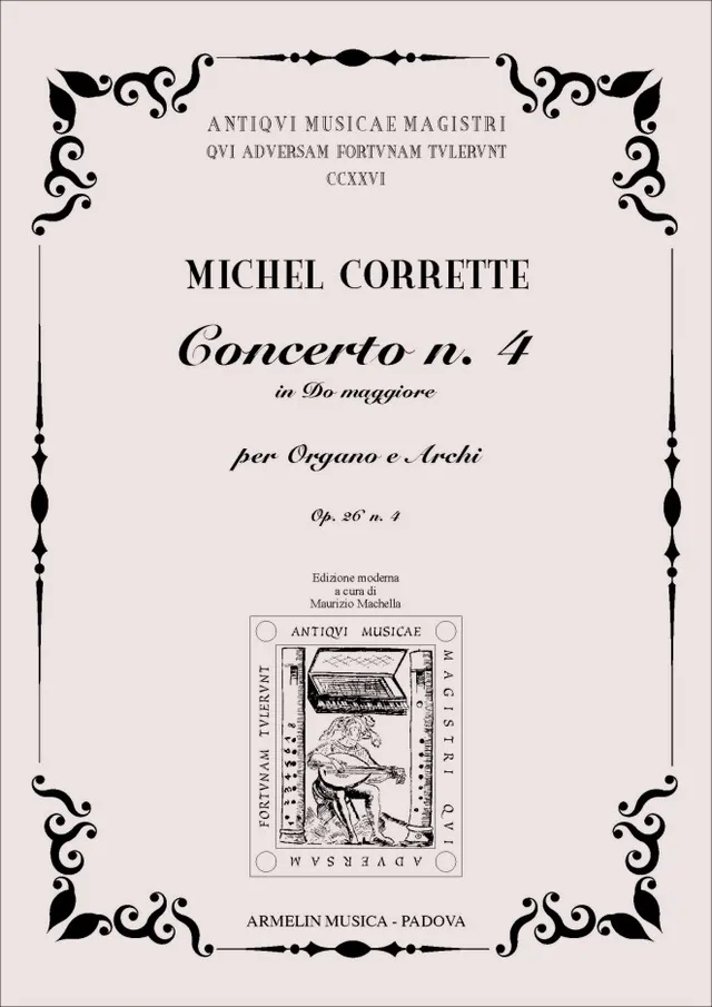 Armelin Musica Concerto n. 4 C dur op. 26 n. 4 noty