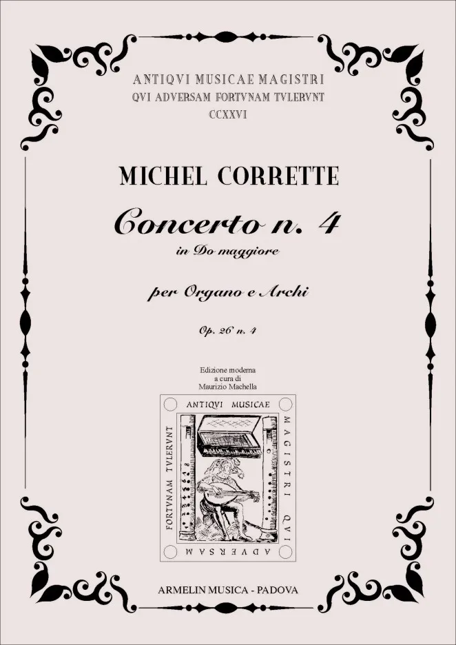 Armelin Musica Concerto n. 4 C dur op. 26 n. 4 noty