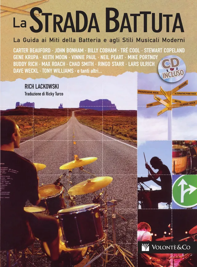 Volonte & Co La Strada Battuta Miti della Batteria noty pro bicí s CD