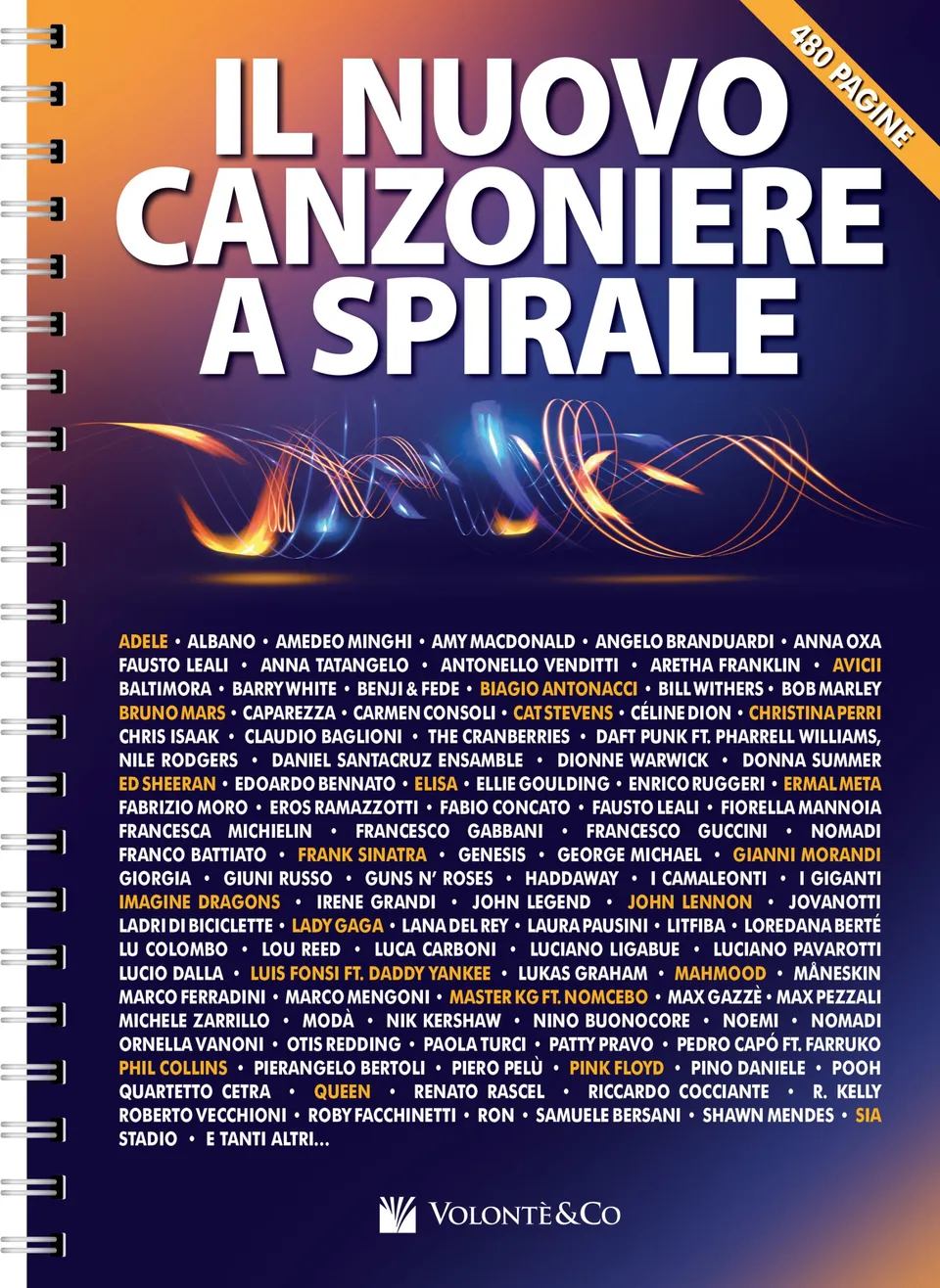 Volonte & Co Il Nuovo Canzoniere zpěvník ve spírále