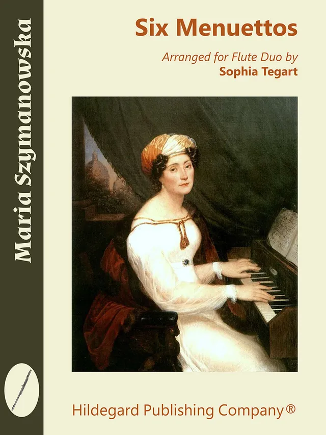 Hildegard Publishing Six Menuettos noty pro dvě flétny