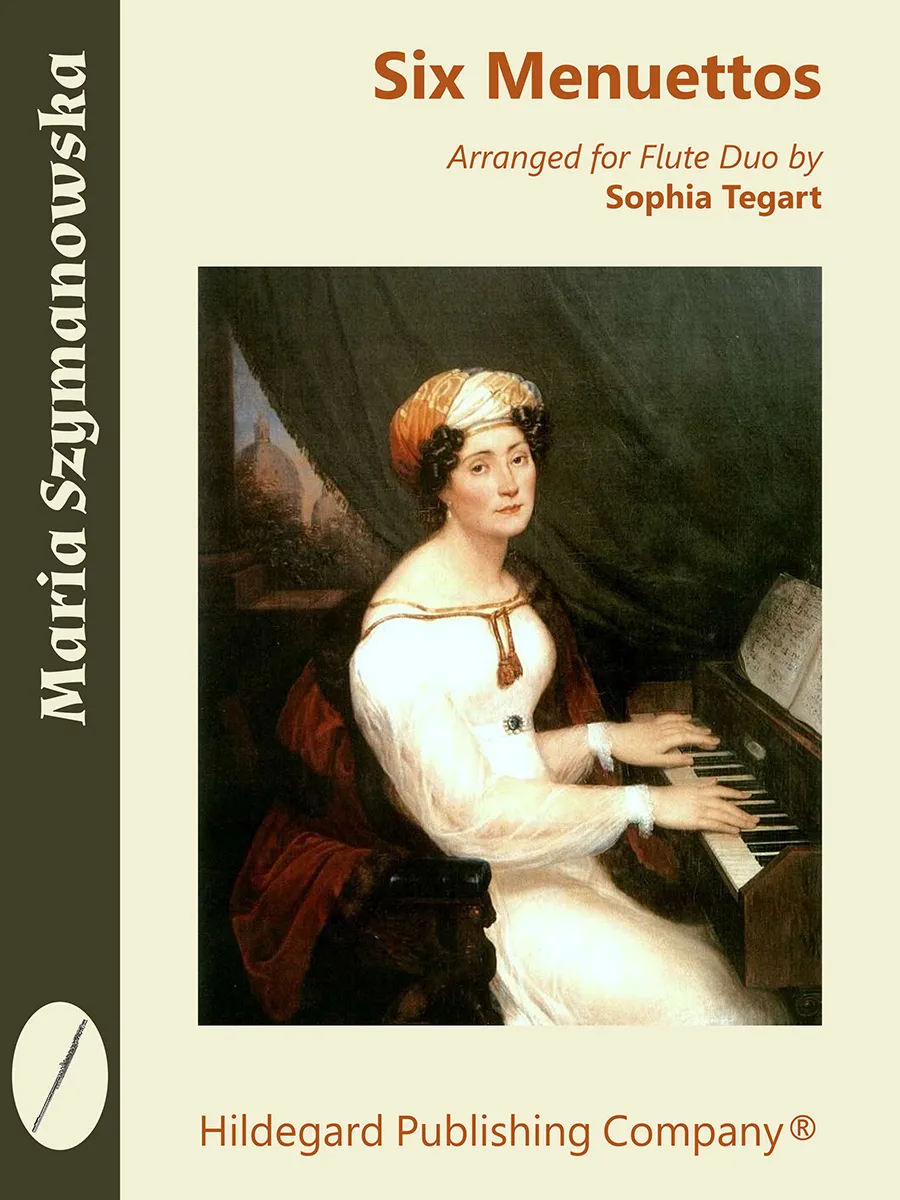 Hildegard Publishing Six Menuettos noty pro dvě flétny