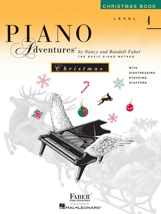 Faber Piano Adventures Level 4 Christmas noty pro klavír