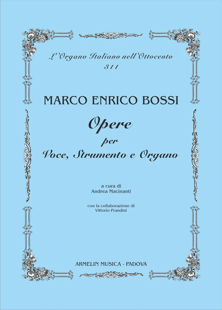 Armelin Musica Opere per voce strumento e organo noty